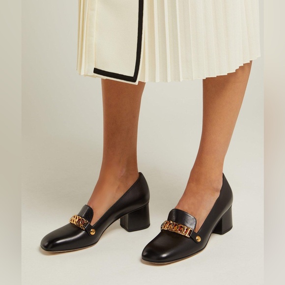 Gucci Sylvie Loafer with Block Heel - Picture 3 of 12